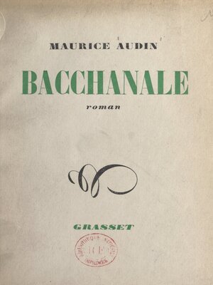 cover image of Bacchanale